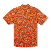 Chemise à manches courtes avec col camp et imprimé Match